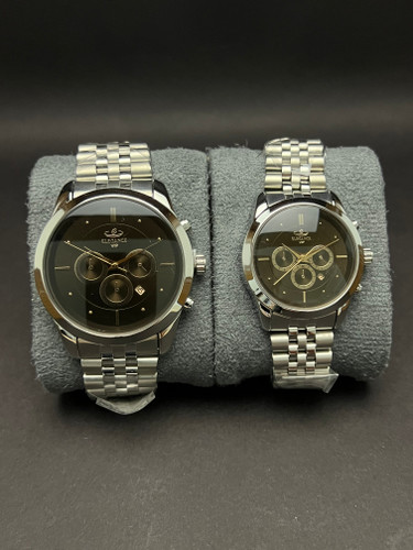 ساعت مچی ست الگانس vip طرح کرنو بنداستیل رنگ ثابت_ضدآب