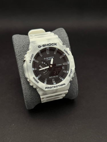 ساعت مچی مردانه اسپرت G-Shock مدل 2100 پمپی سفید-ضدآب