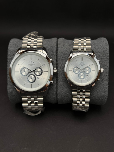 ساعت مچی ست الگانس vip طرح کرنو بنداستیل رنگ ثابت_ضدآب