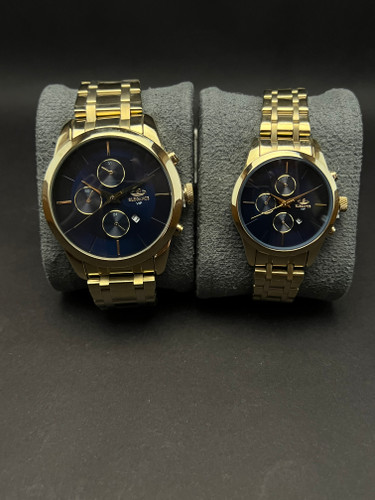 ساعت مچی ست الگانس vip طرح کرنو بنداستیل رنگ ثابت_ضدآب