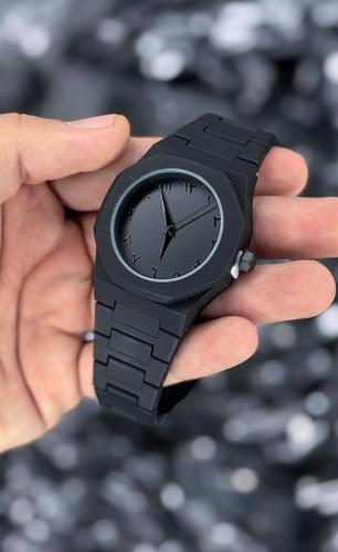 ساعت مچی مردانه فول بلک اصلی طرح Ap قفل استیل_رنگ ثابت