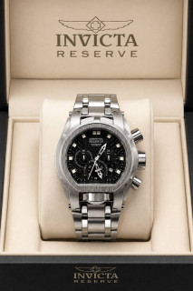 ساعت مچی مردانه اینویکتا زئوس بند استیل نقره ای سه موتور فعال کرنوگراف